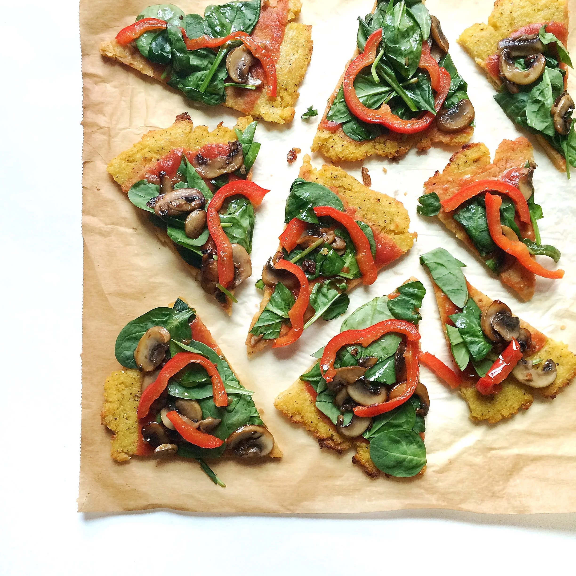 Polenta Pizza Crust 