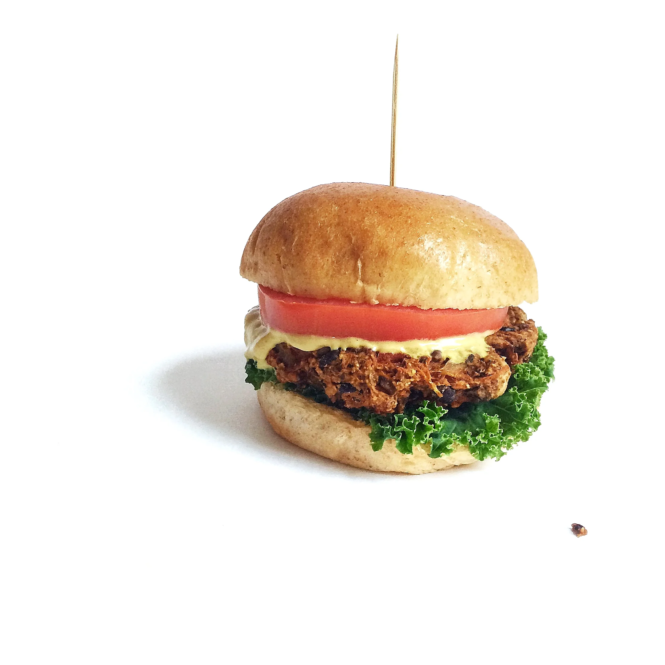 Black Bean Loaded Veggie Burgers