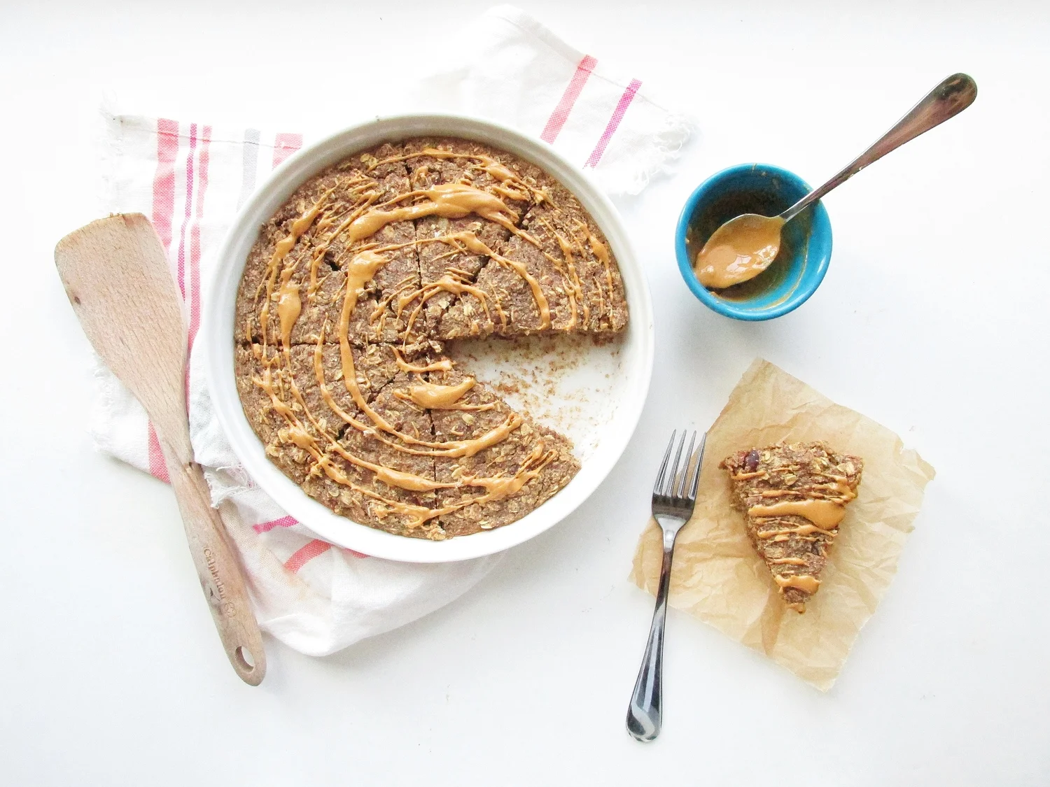 Peanut Butter Banana Baked Oatmeal
