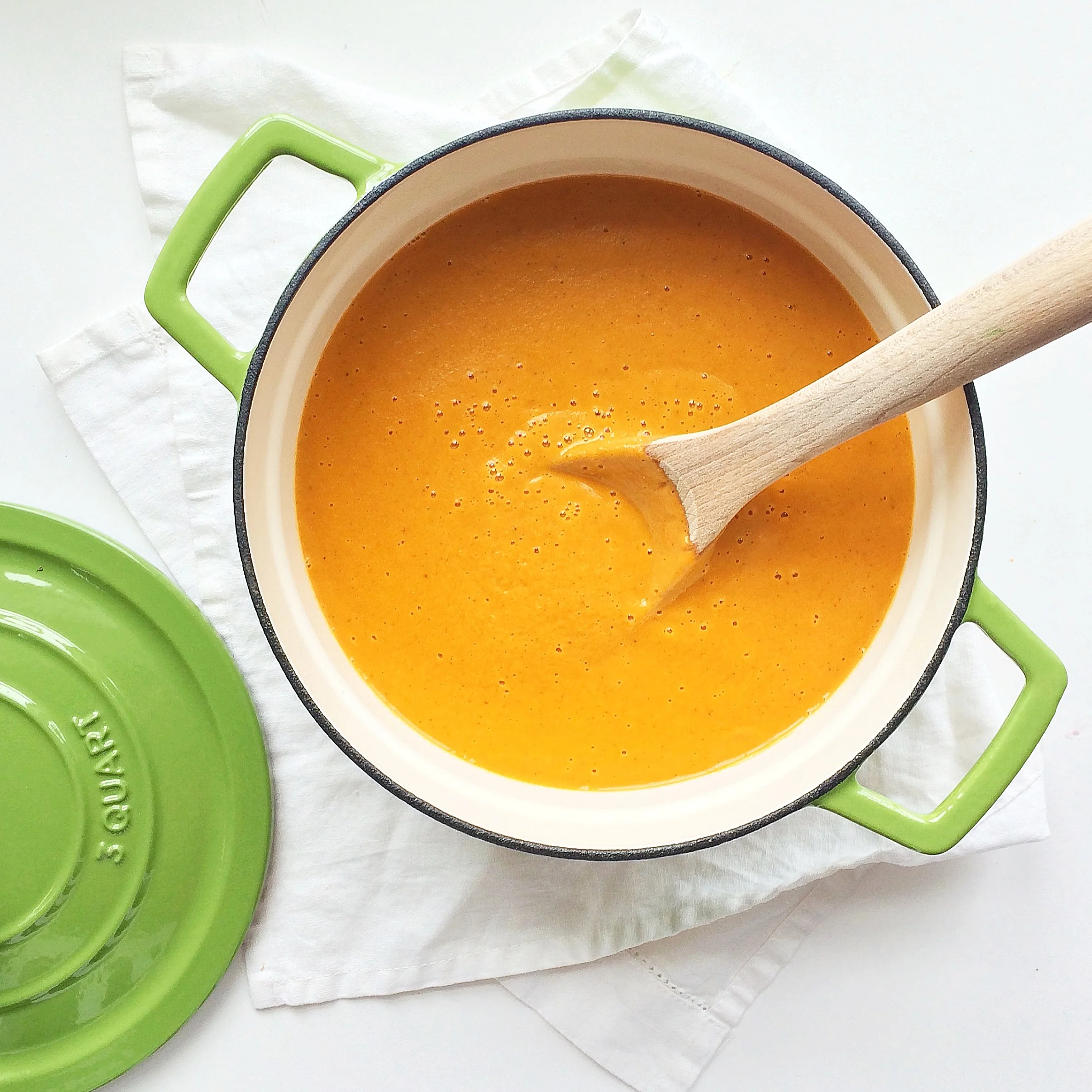 Creamy & Comforting Tomato Coconut Soup