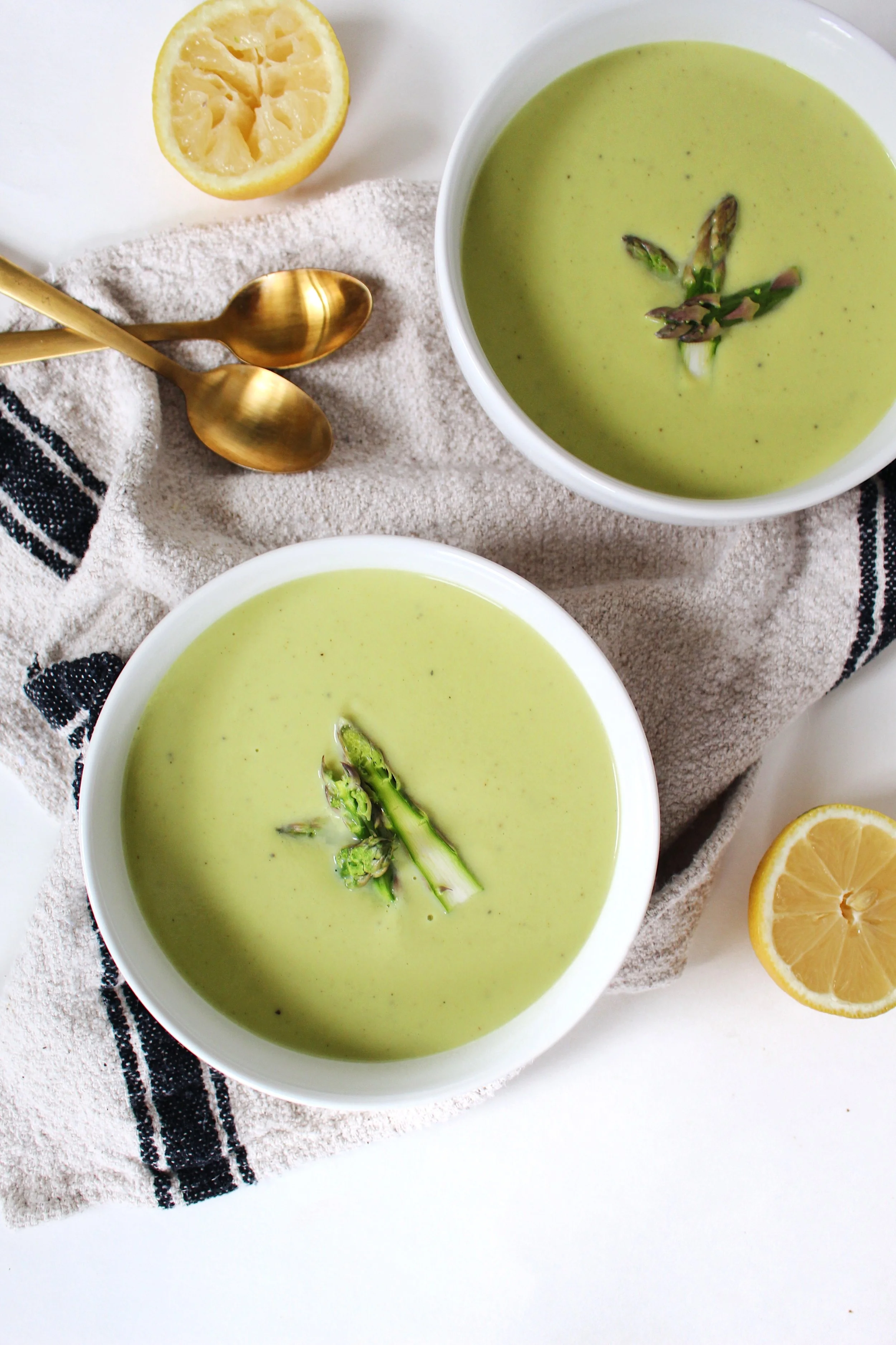 Vegan Cream of Asparagus Soup