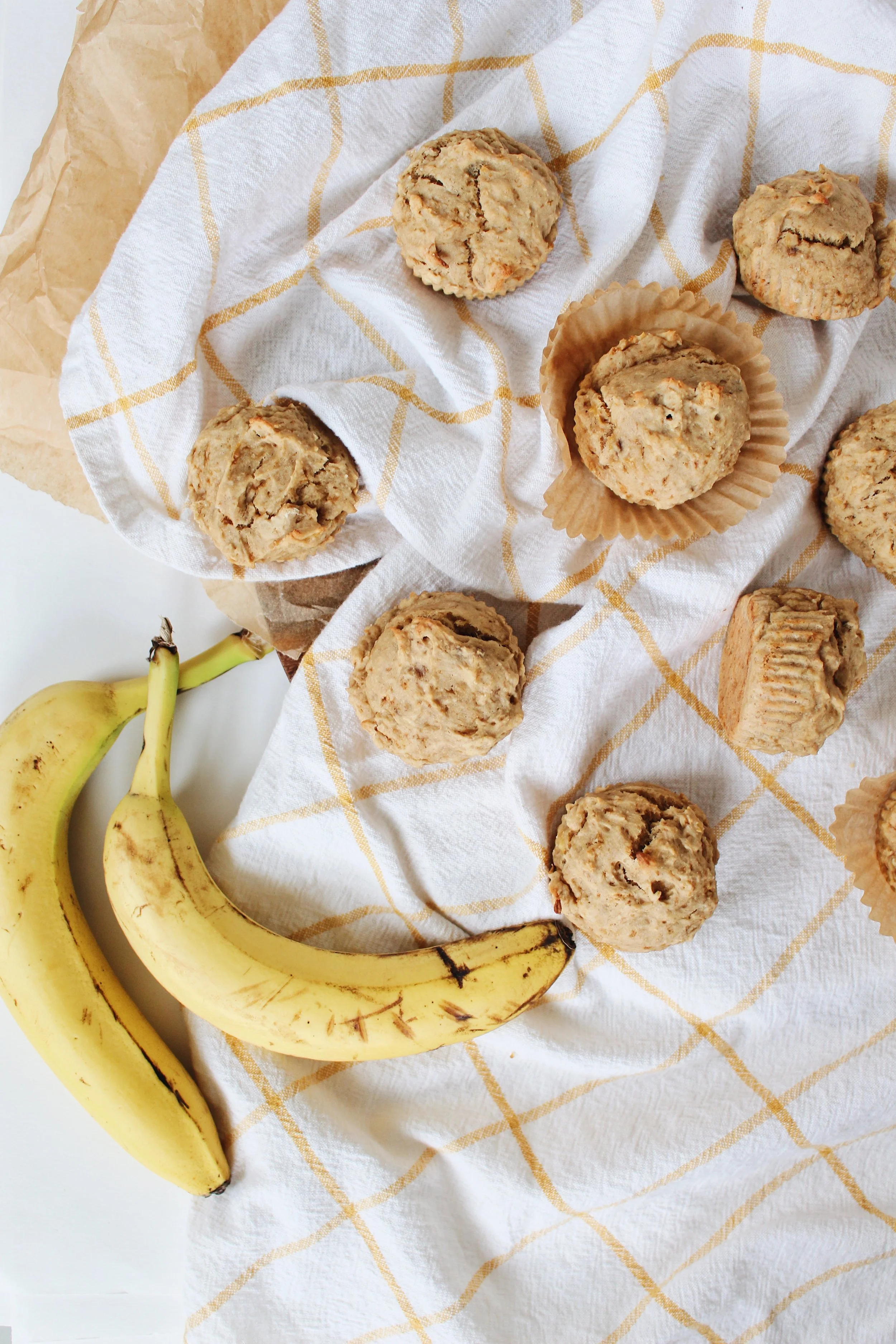 Gluten Free Vegan Banana Muffins