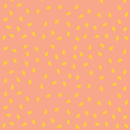 peach watermelon with yellow pits by pencilmein on spoonflower