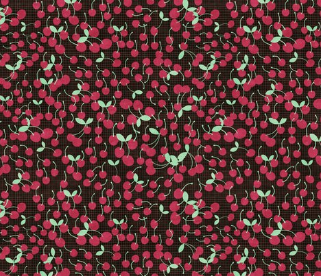 cherries by kociara on spoonflower