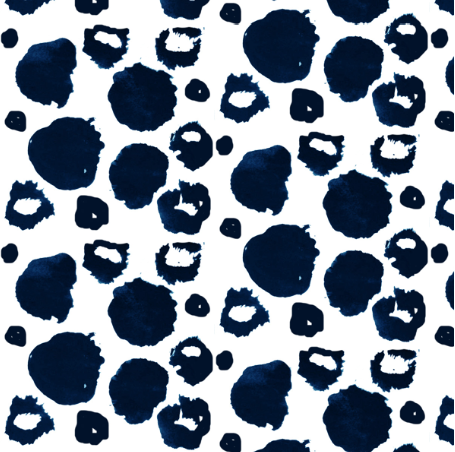 blue velvet crazy dots - elvelyckan by elvelyckan on spoonflower