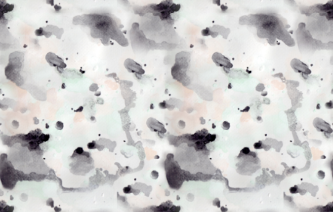 watercolor gray, mint and pink by trizzuto on Spoonflower