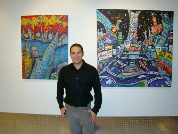 Jason Gluskin at NYC solo show - Jan 2011