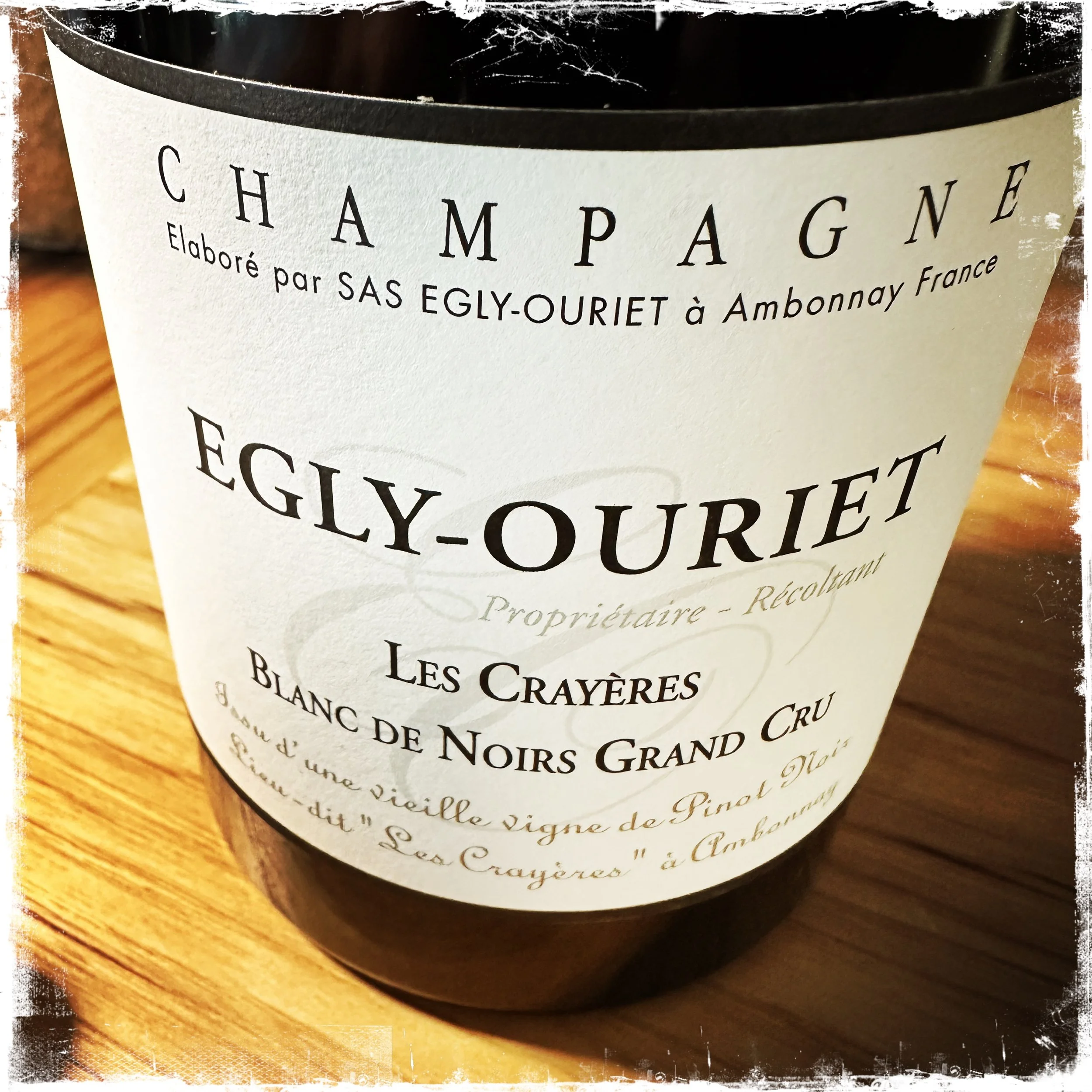 Egly-Ouriet Les Crayéres Blanc de Noirs Grand Cru Extra Brut