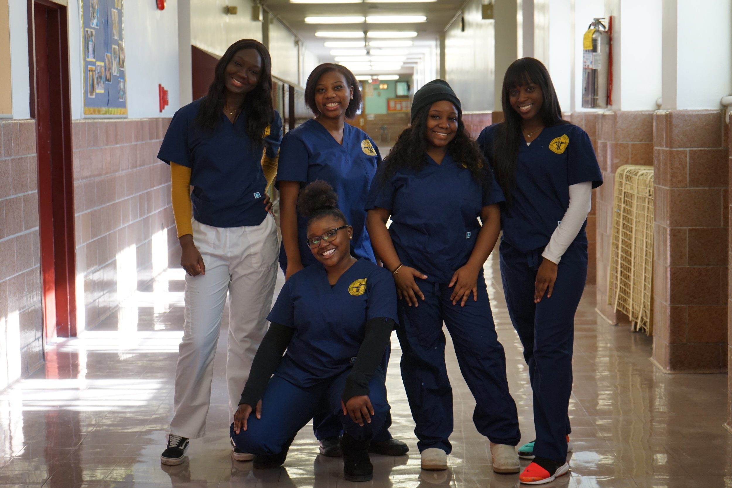 Students in UASCH scrubs