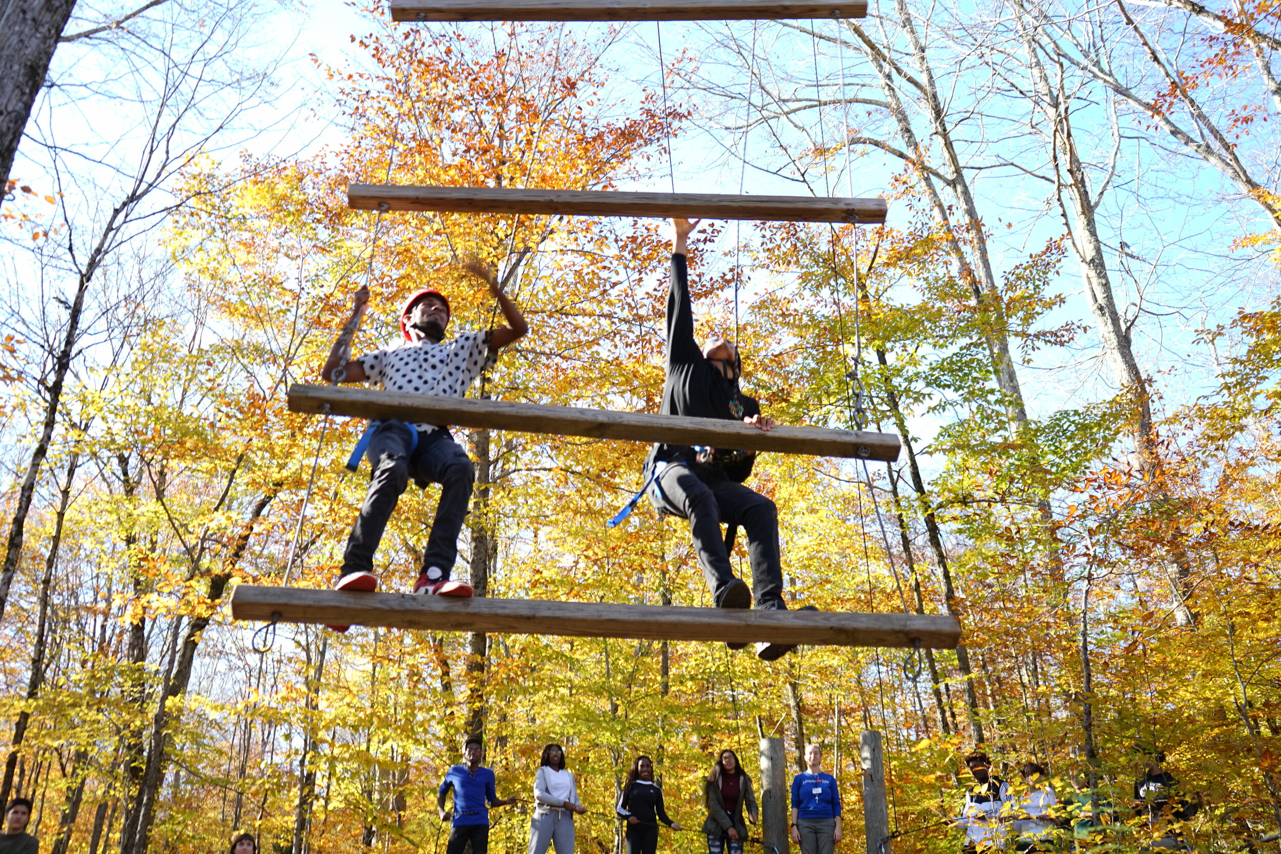 Climbing activity at Frost Valley