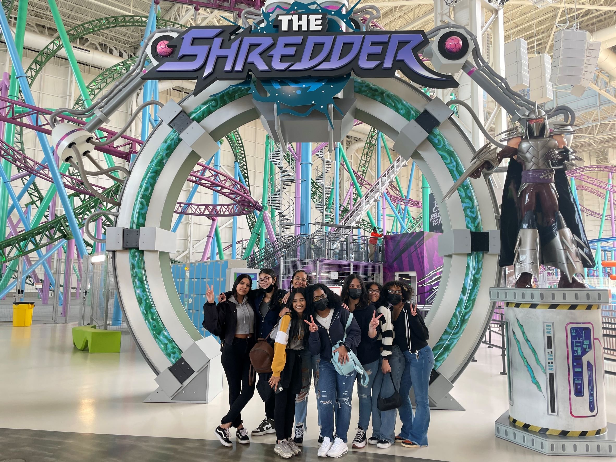 The Shredder at Nickelodeon Universe