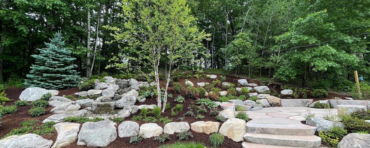 Pondless Waterfall and Patio Littleton MA
