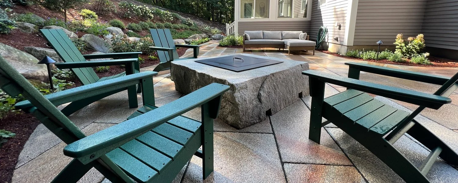 Granite Block Fire Pit Westford MA