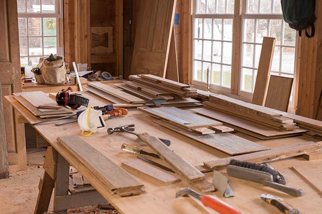 During the dismantlement of the Pendleton-Chapman House, we saved, documented, and mapped out where each of the doors came from. Now our carpenters are repairing and restoring the doors to their original beauty.
Photo: @stonehurstmedia