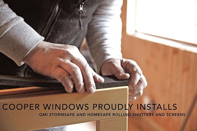 Cooper Windows offers storm and security screens and shutters. At the touch of a button, you can secure your home anytime, anywhere. To learn more, check out CooperWindows.com
