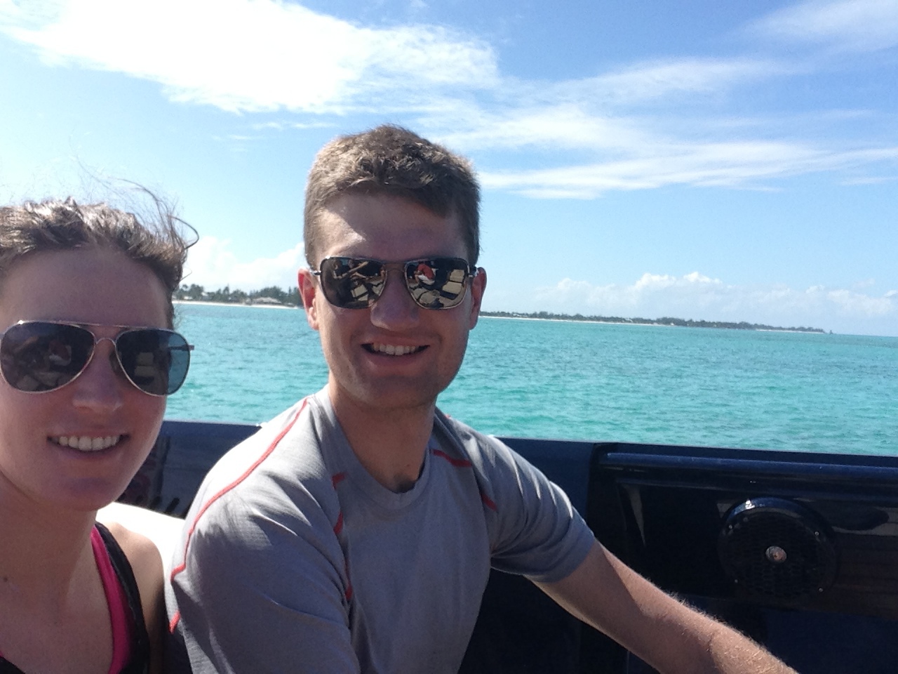 Gwen and Patrick in the Bahamas