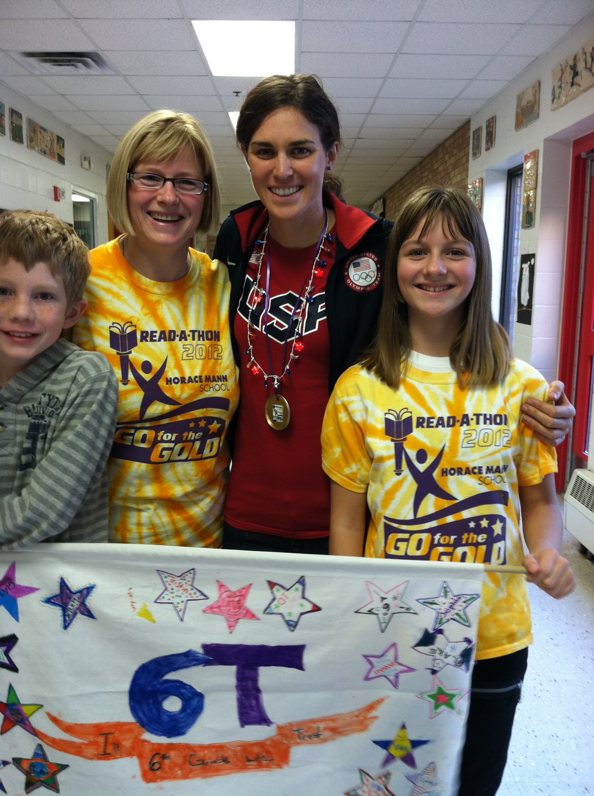 Gwen at a local St Paul, MN grade school