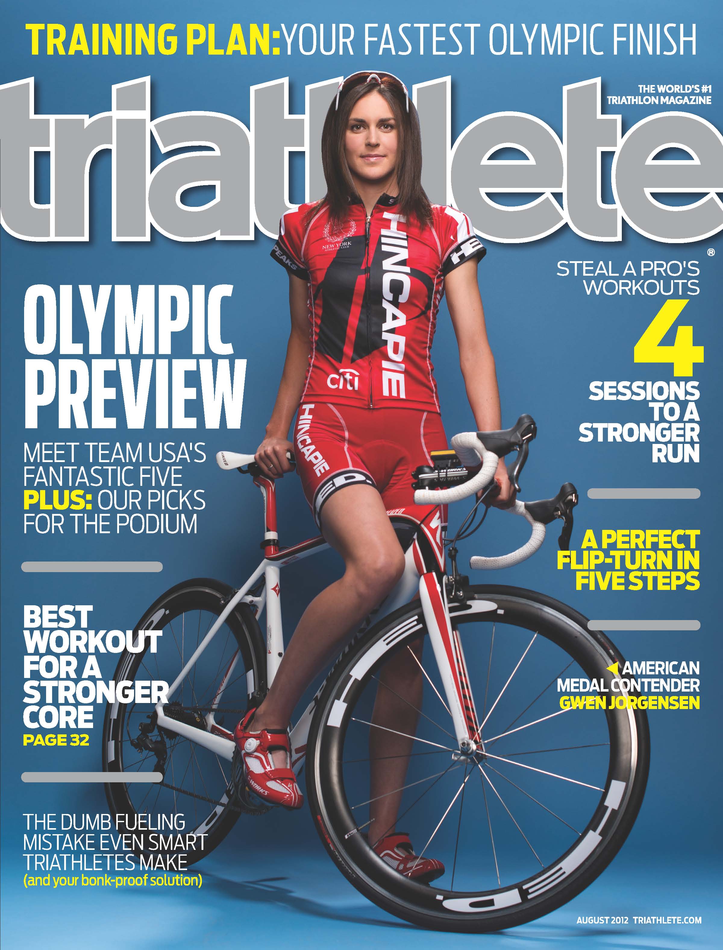 Cover of Triathlete Magazine