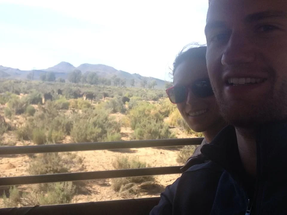 Patrick and me on the Safari