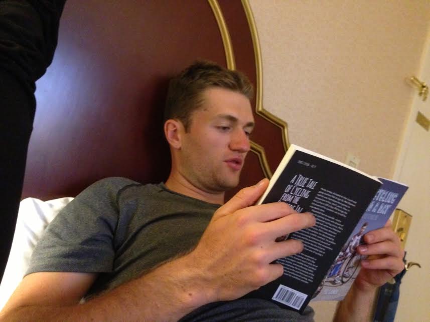 Patrick reading to me aloud