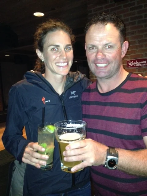 Having a drink with Jamie