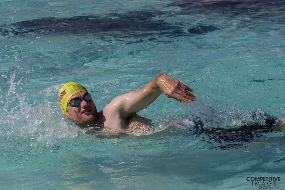 Patrick swimming. Photo thanks to Paul Phillips