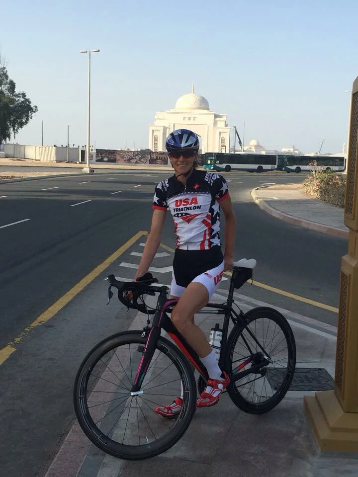 A ride in Abu Dhabi before the race.