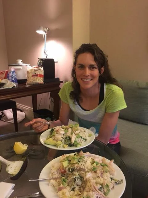 Chef Patrick cooked this for my prerace meal.