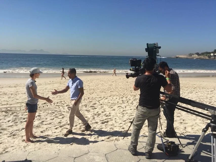 Had a great time on the beach with NBC
