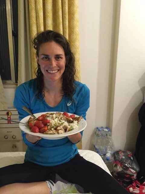 We forgot to take a picture of my dinner the night before the race so here is a picture of my dinner two nights before the race