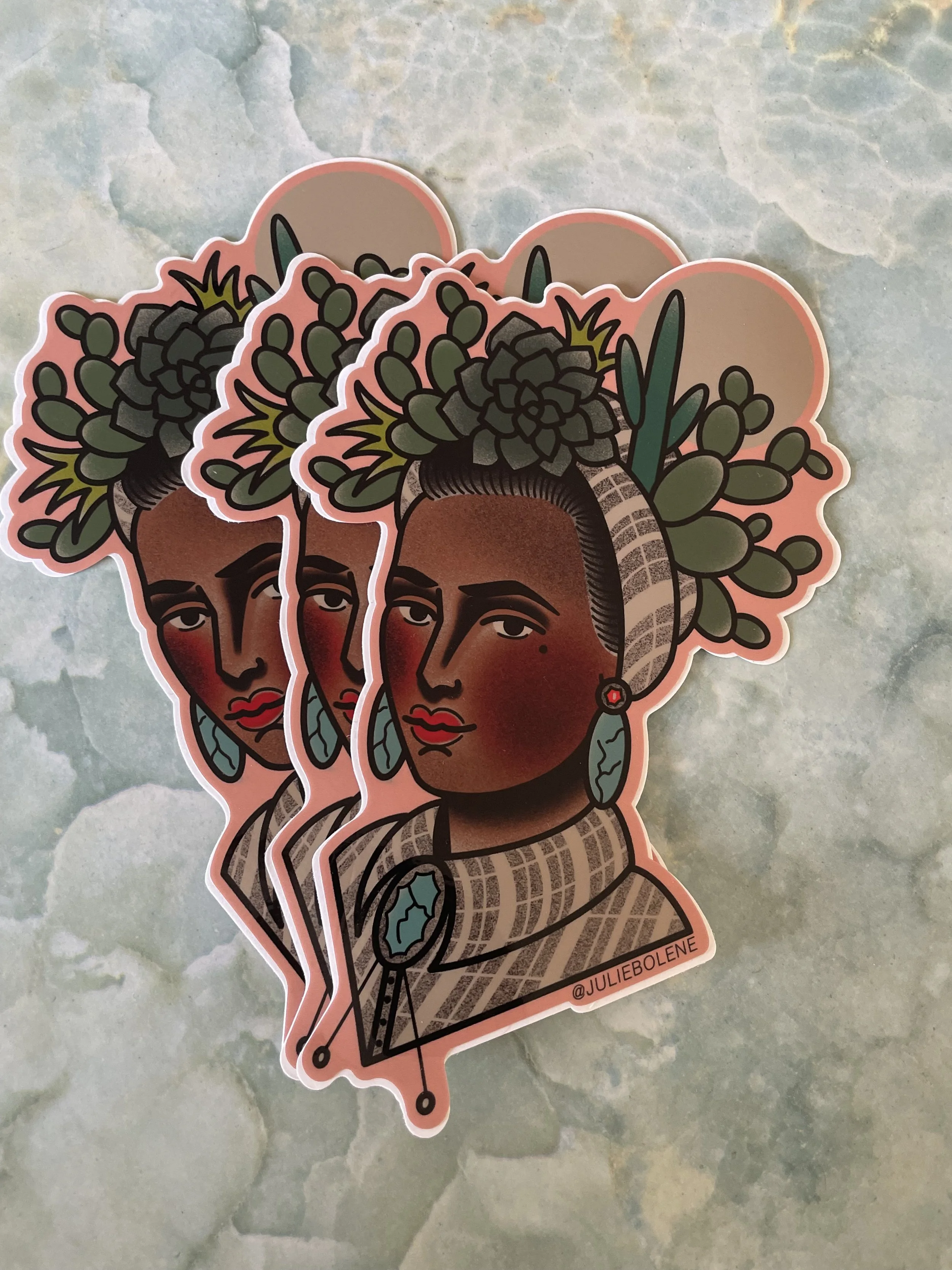 Succulent Babe Sticker 5”