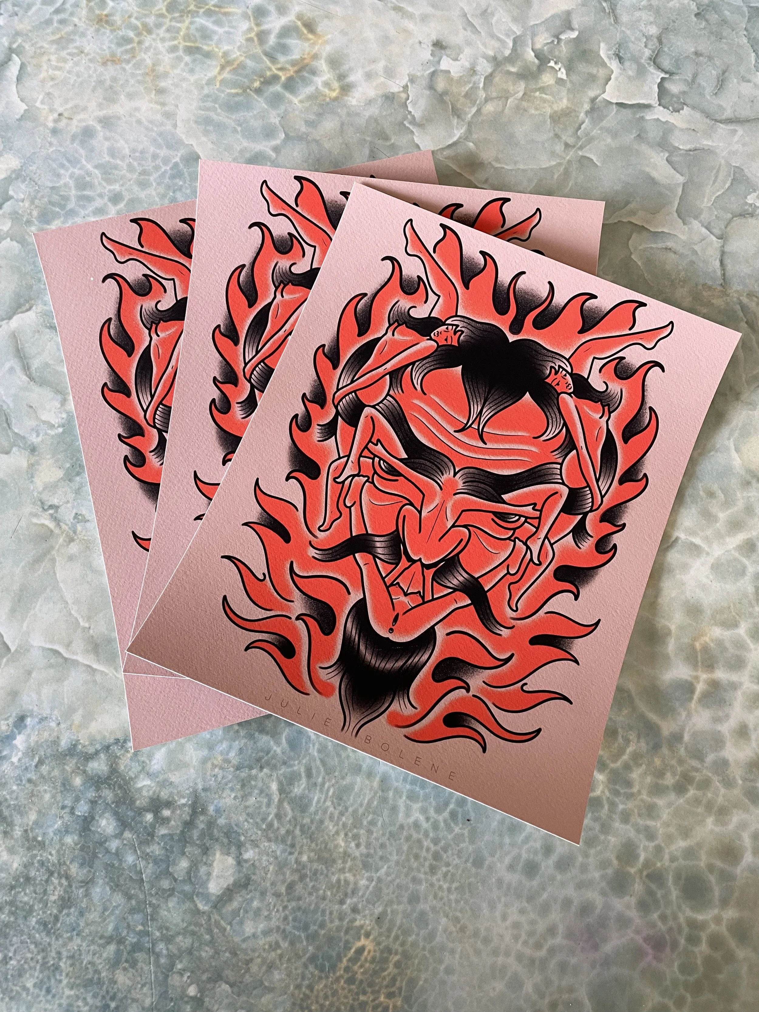 Demon Print 8x10