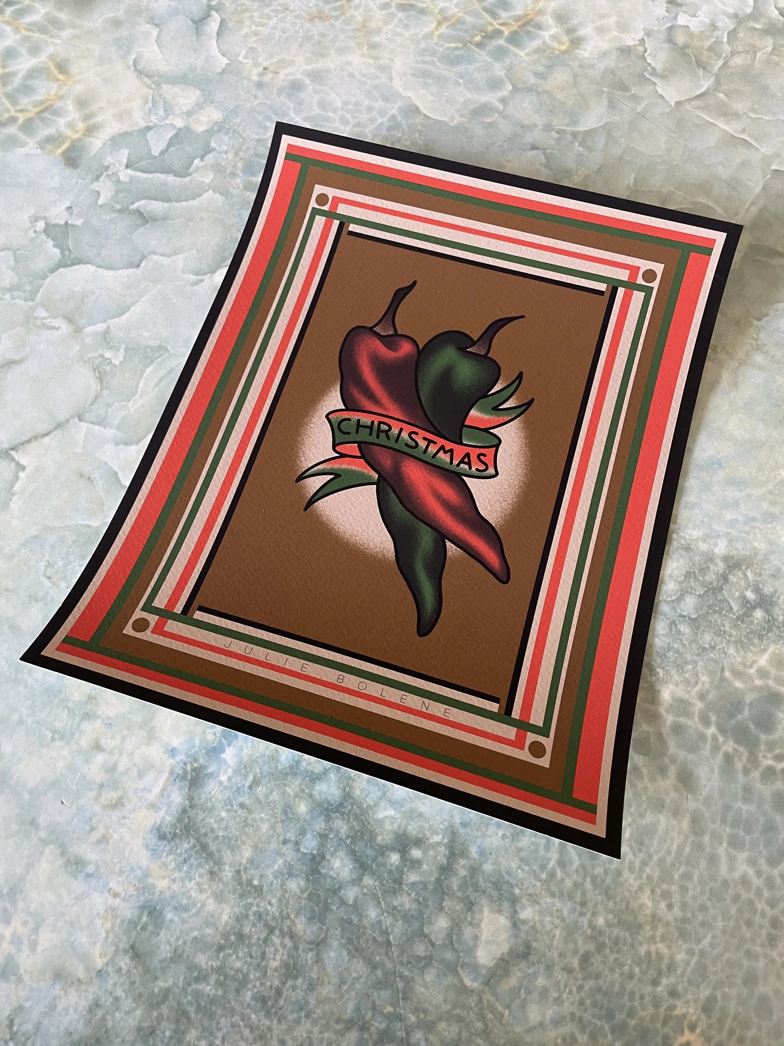 Christmas Chile Print 8x10