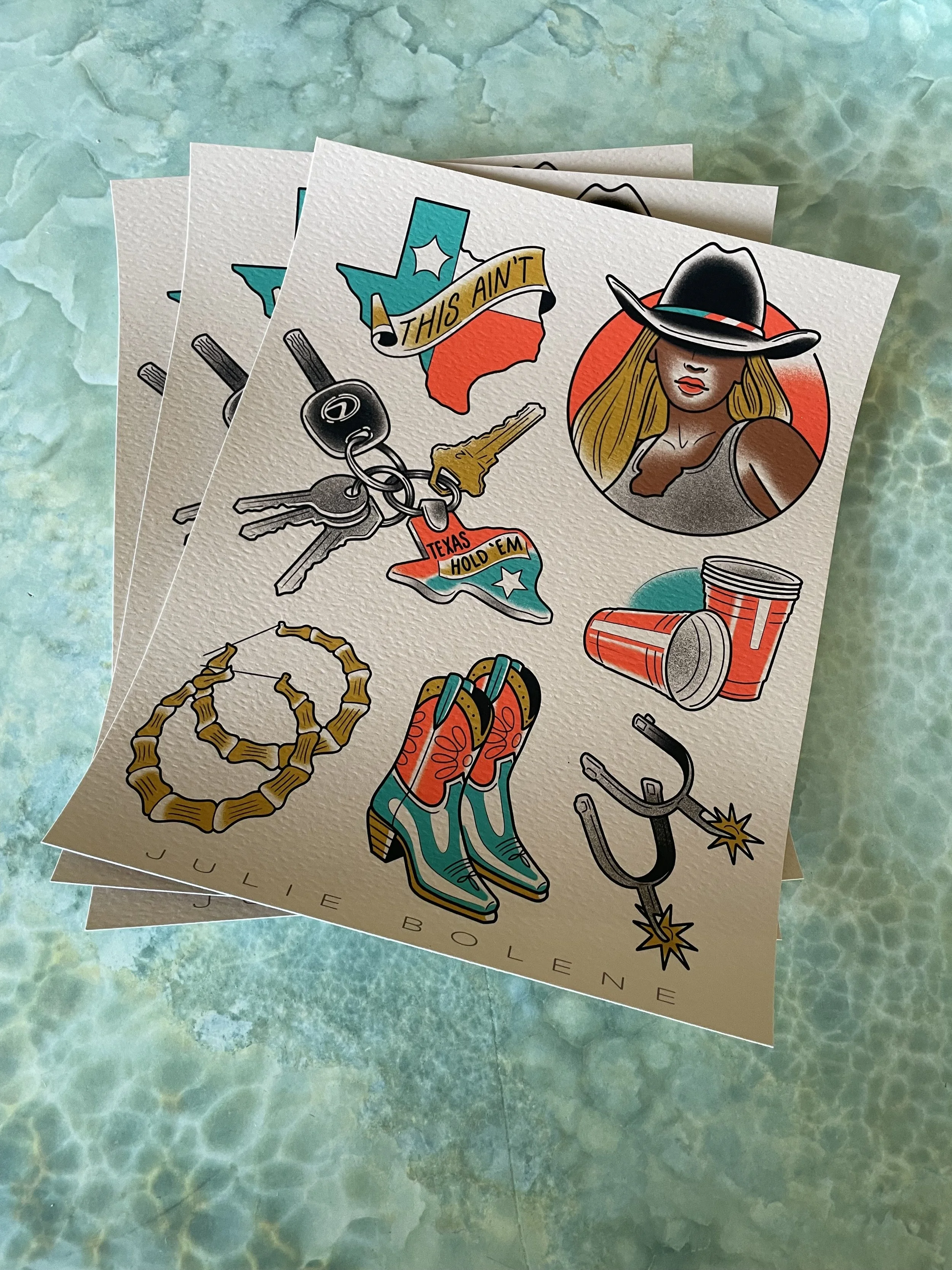 Texas Hold ‘Em Print 8x10