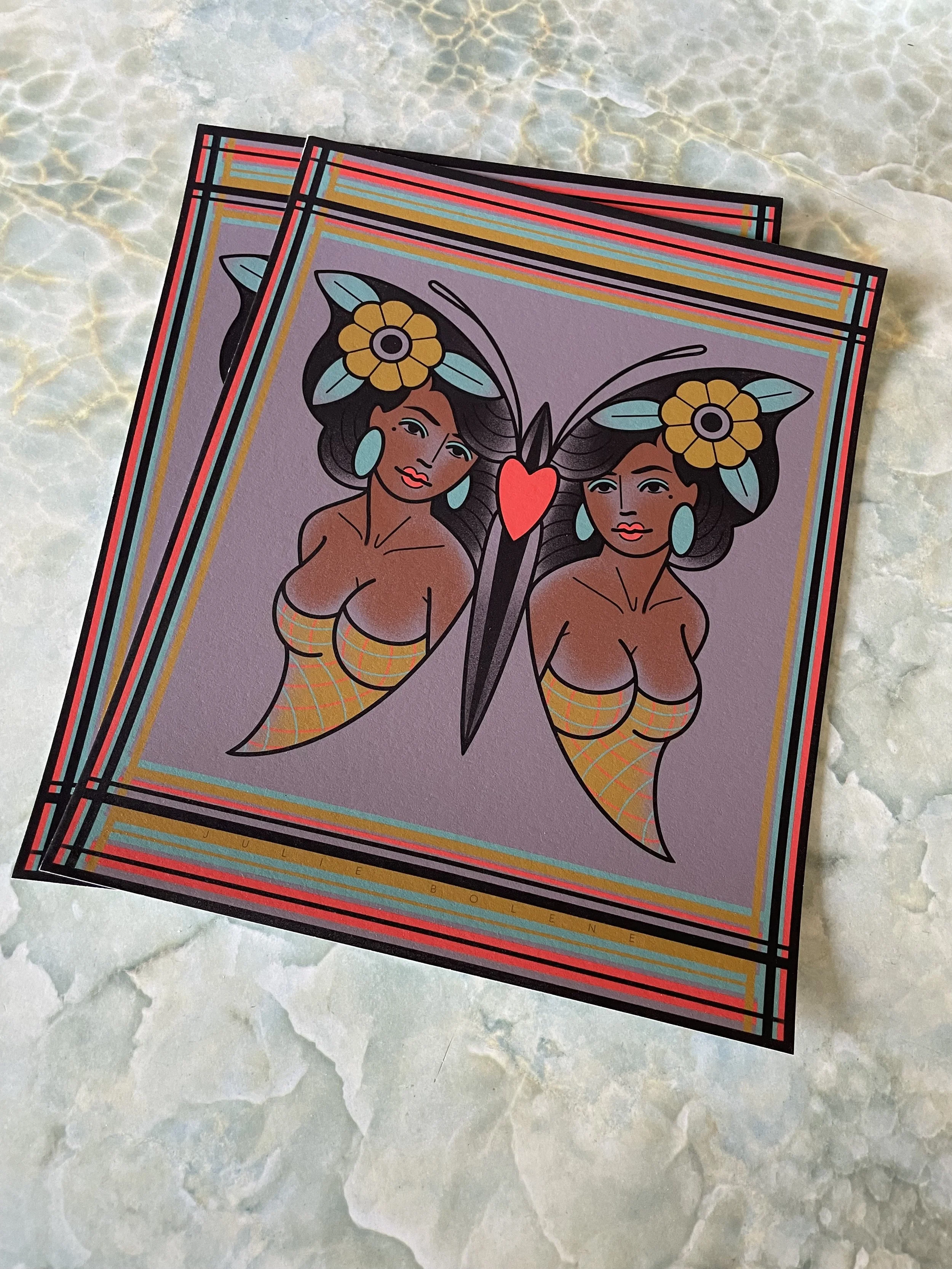 Butterfly Babe 8x10