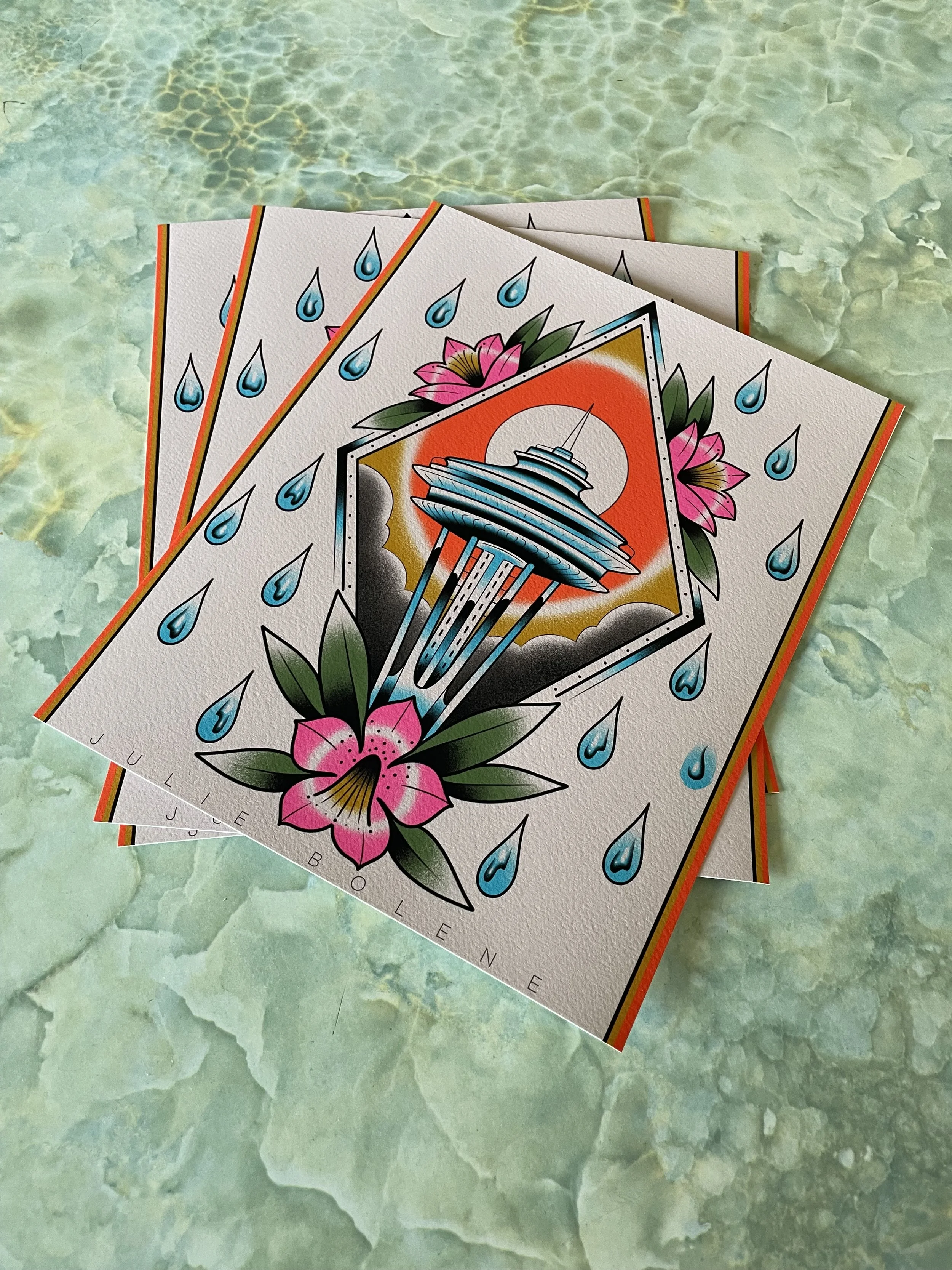 Space Needle Print 8x10