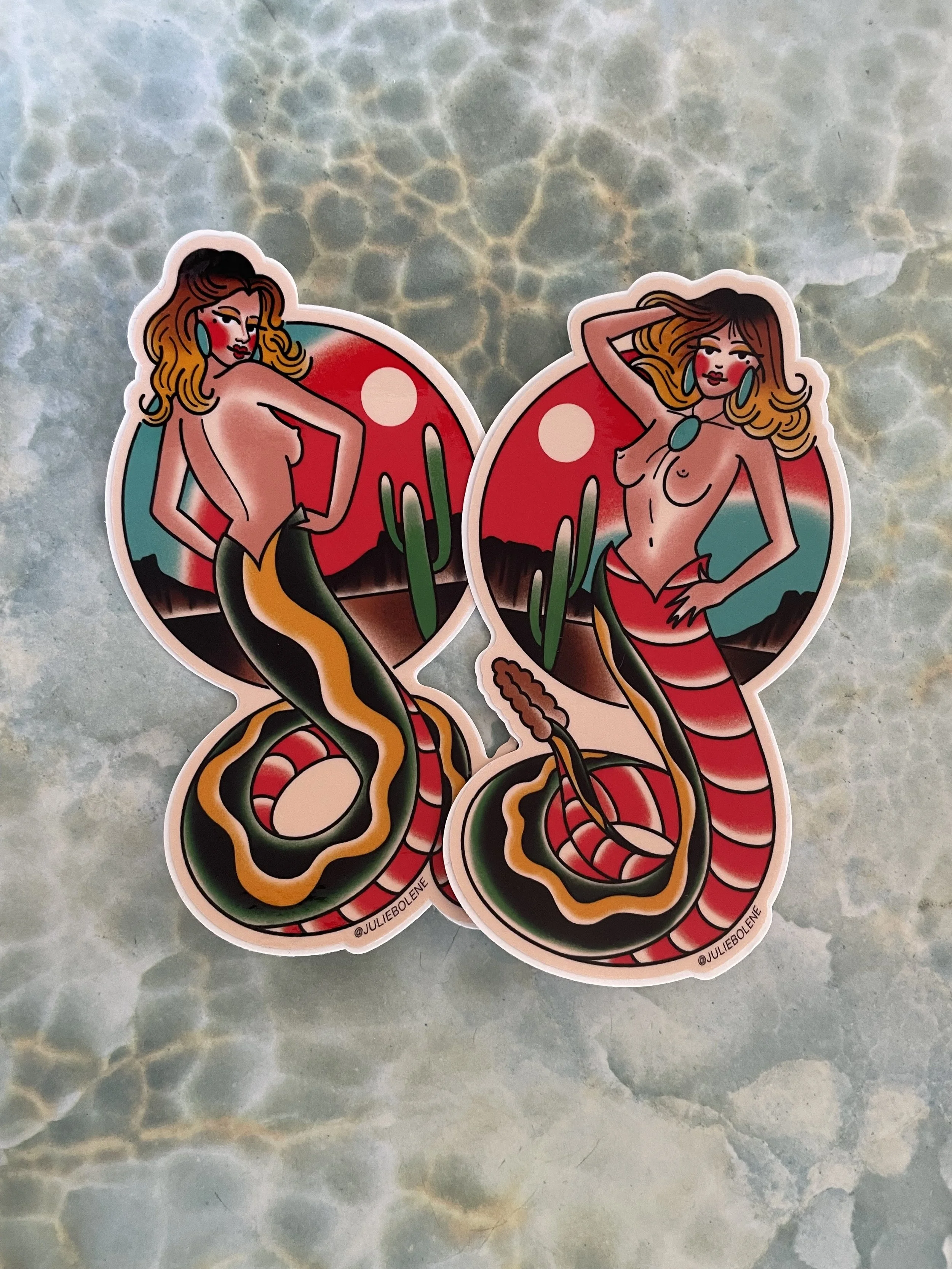 Snake Babes Sticker Set 5”