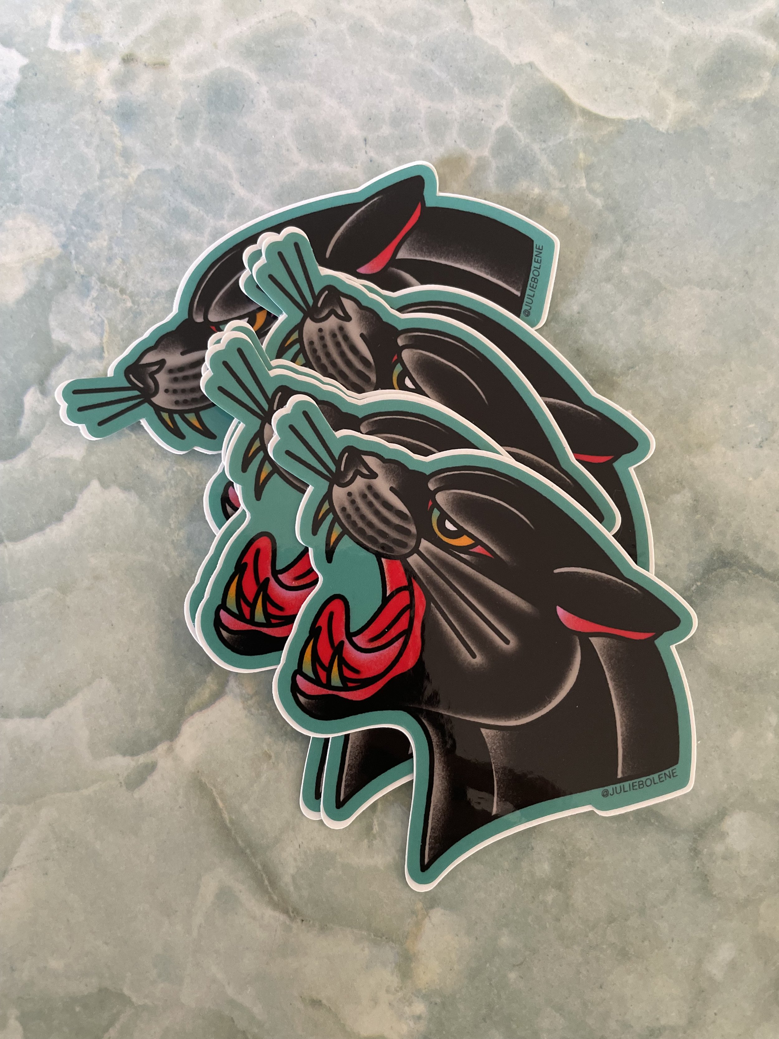 Panther Sticker 2”