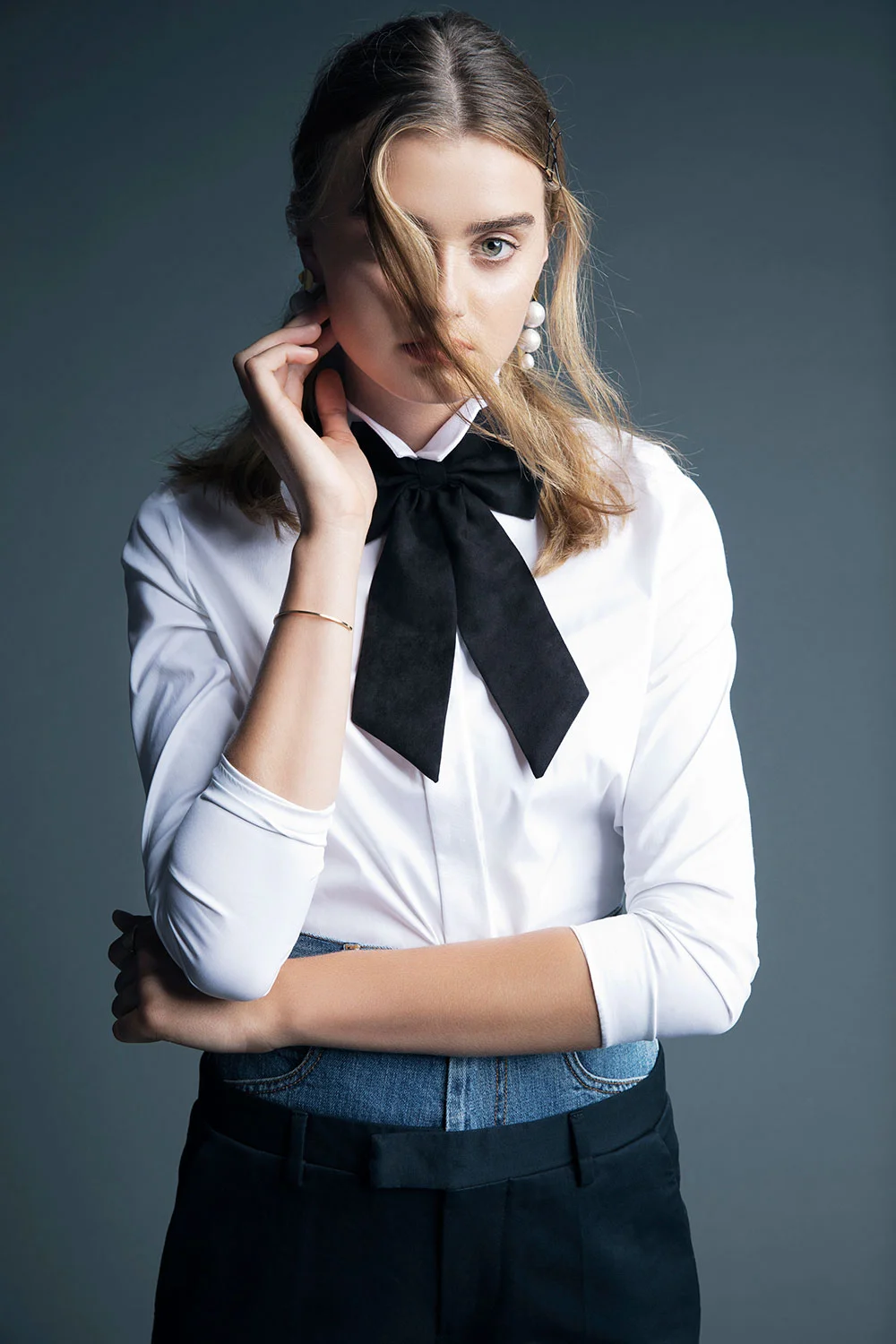 fall denim fashion editorial