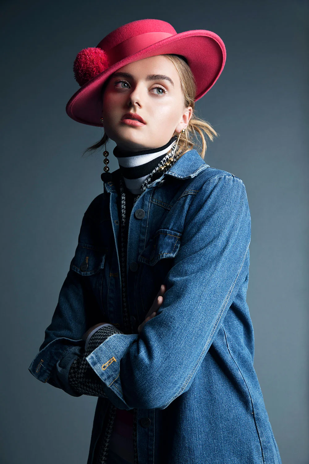 fall denim fashion editorial