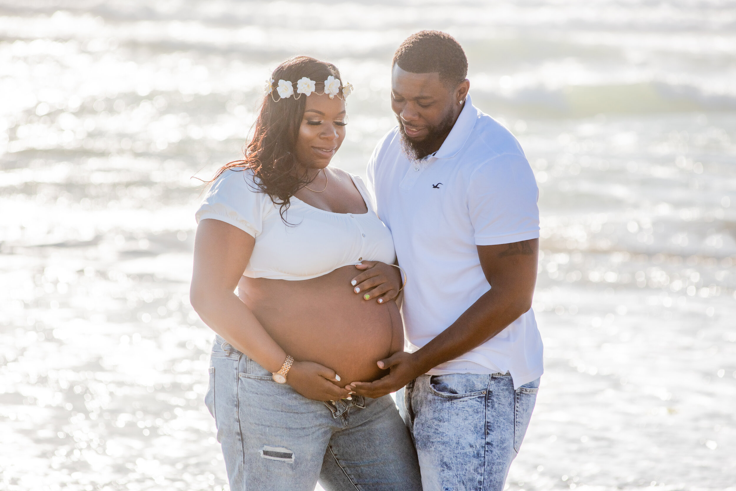 Beach Bump Beauty  Maternity Session — Kind Hearted Images