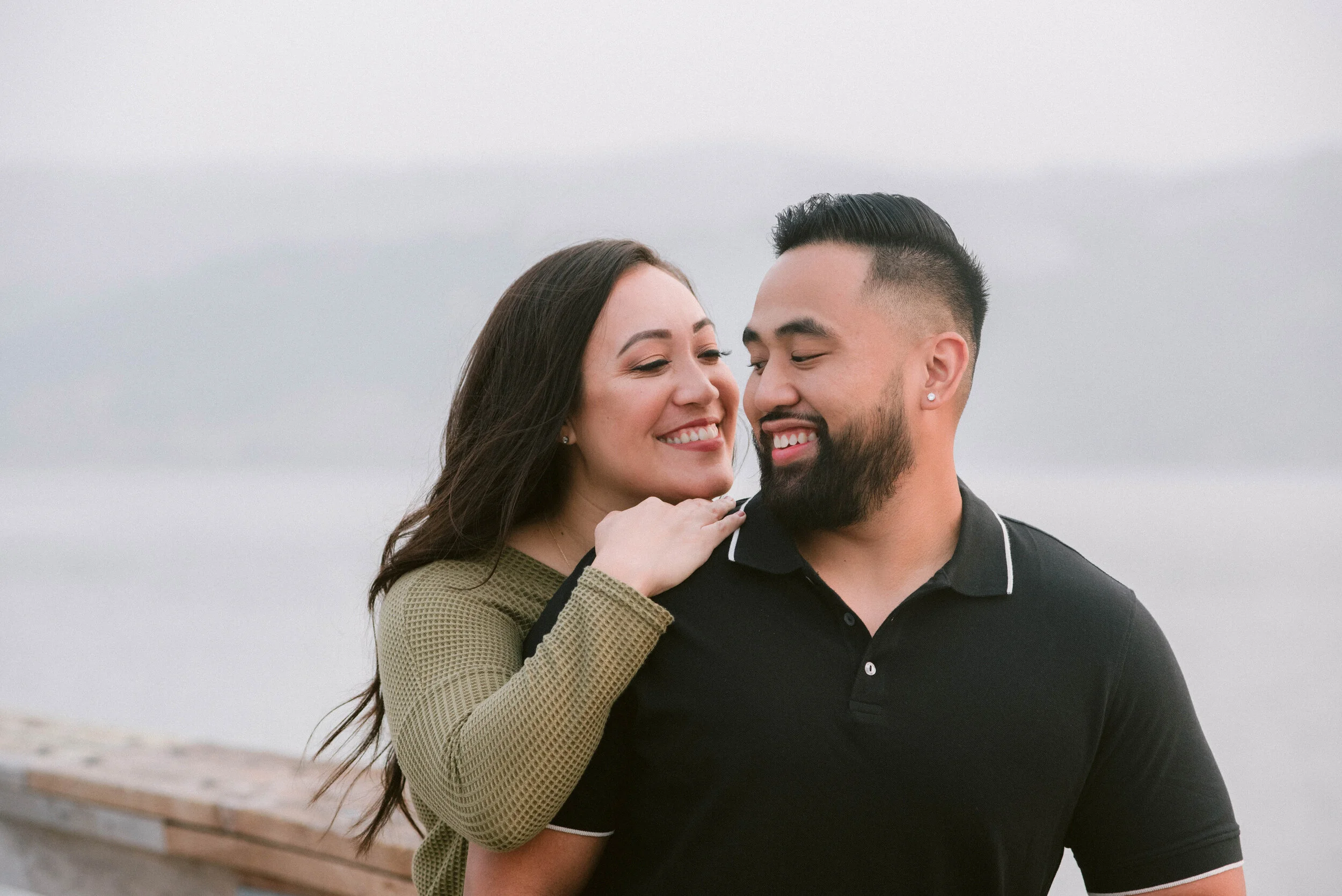 Fiery Downtown Engagement | Benicia Engagement Session