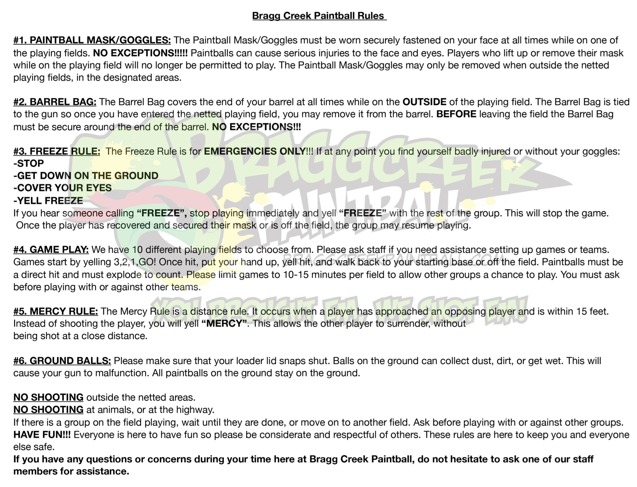 Game Rules Learn Play Now Bragg Creek Paintball Game Rules Learn Play Now Bragg Creek Paintball