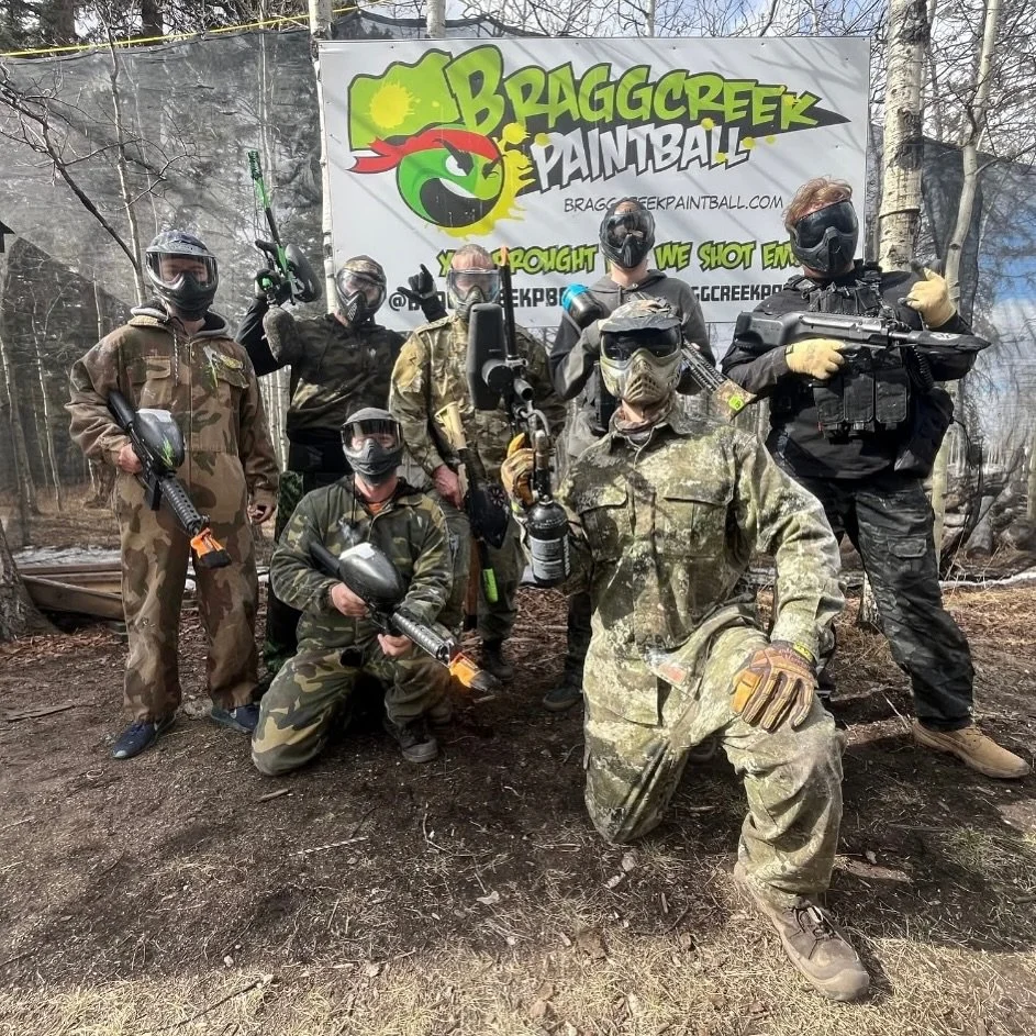 We are open everyday 10am-6pm (last sign in 4pm) until October 26th! 
 
 
 
 
 
#braggcreek #yyc #calgary #alberta #canada #outdoors #extremesports #paintball  #growpaintball #paintball4life #paintballing #paintballers #paintballtime #paintballlife