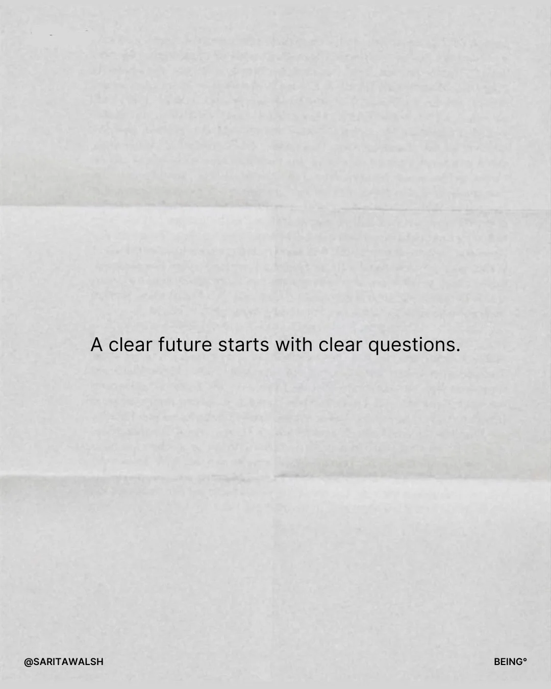 Your future is directly correlated to the quality of your presence right now.