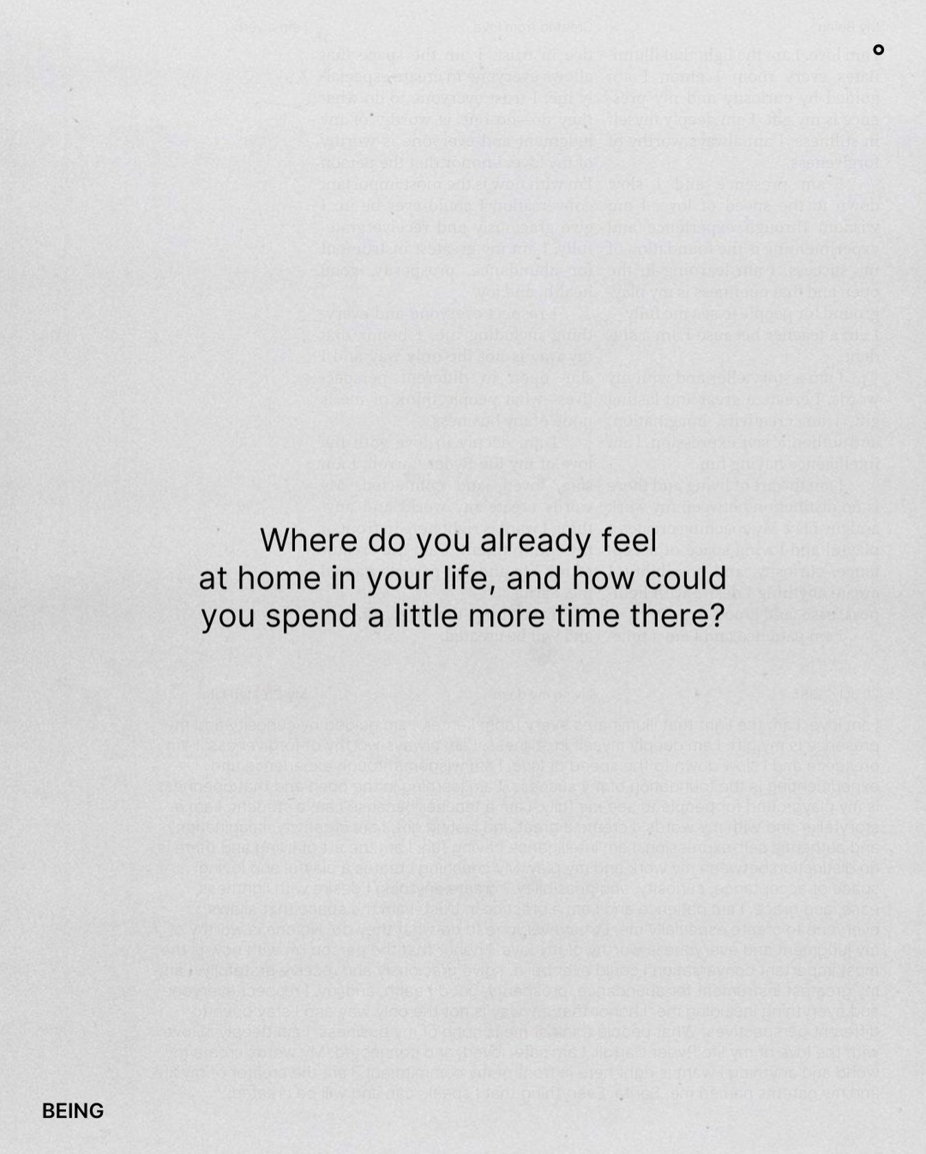One of my clients recently asked me for something to muse on before our Seasonal Reflection.

So I took a moment to meditate with her in mind.

She has this elegant presence about her.
I loved what came through,
and wanted to share it here.

So often