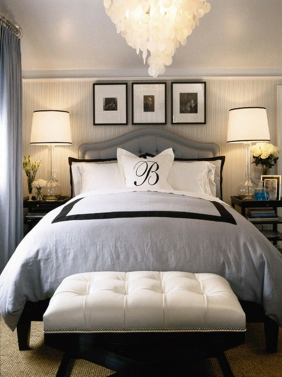Your bedroom says a lot about how you take care of yourself and also how comfortable she is in your intimate private space. Choose colors that are warm and inviting. Too many men use colors that make women feel uncomfortable. Sophisticated can still be masculine. Image credit: unknown.