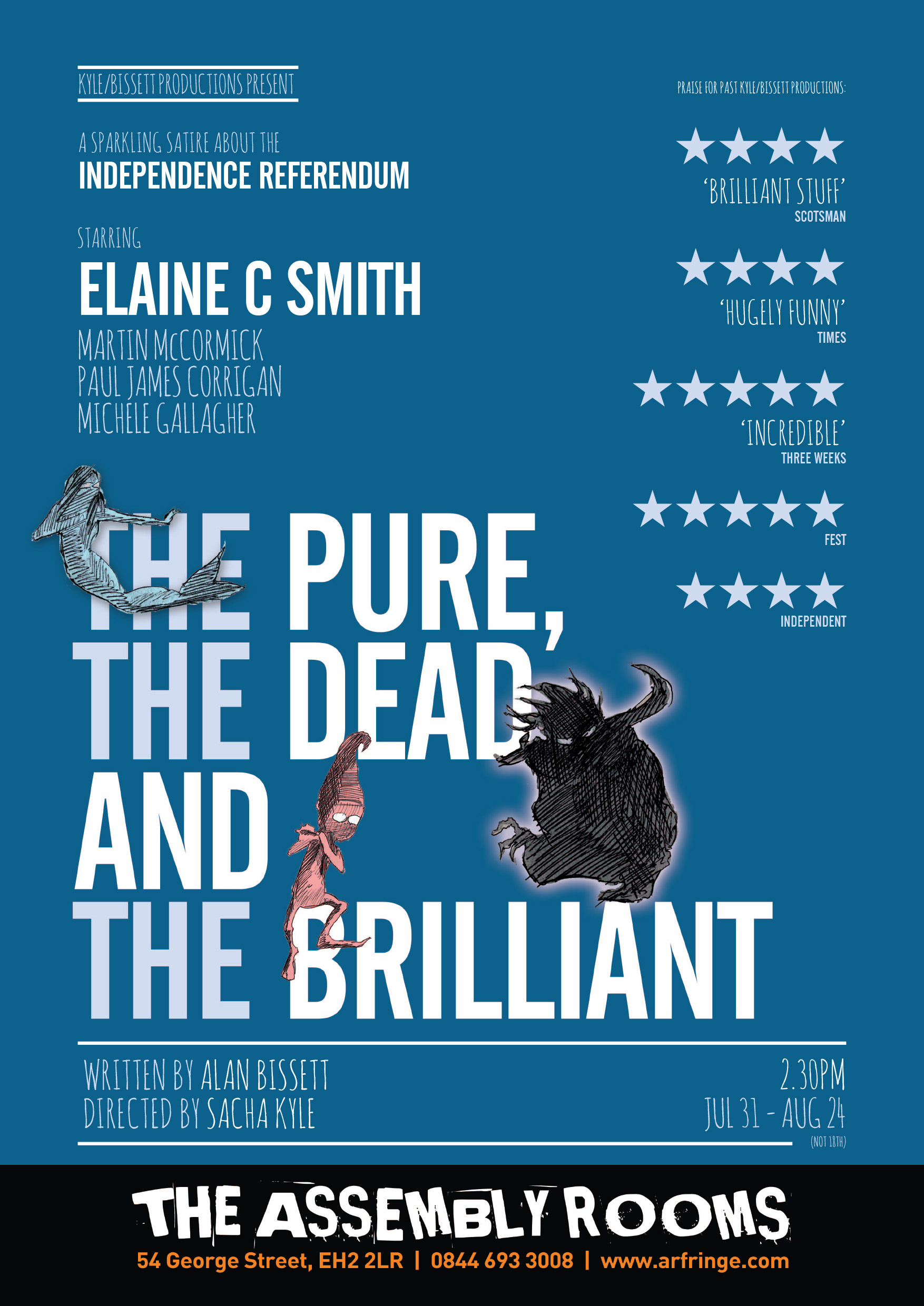 The Pure, The Dead and The Brilliant (design)