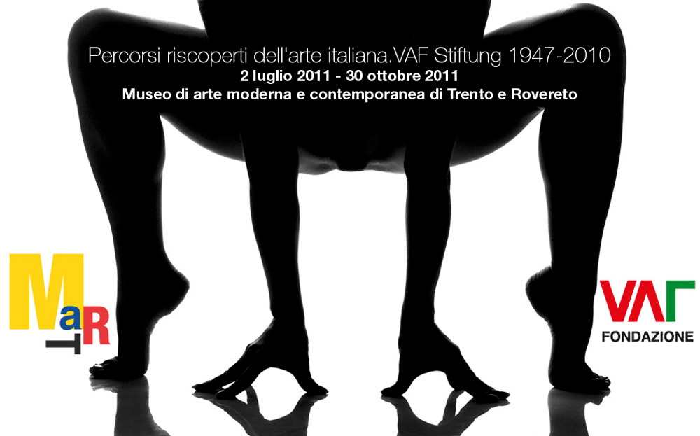 Percorsi riscoperti dell’arte italiana nella VAF-Stiftung 1947-2010 MART - Museo di arte moderna e contemporanea di Trento e Rovereto a cura di Gabriella Belli, Daniela Ferrari