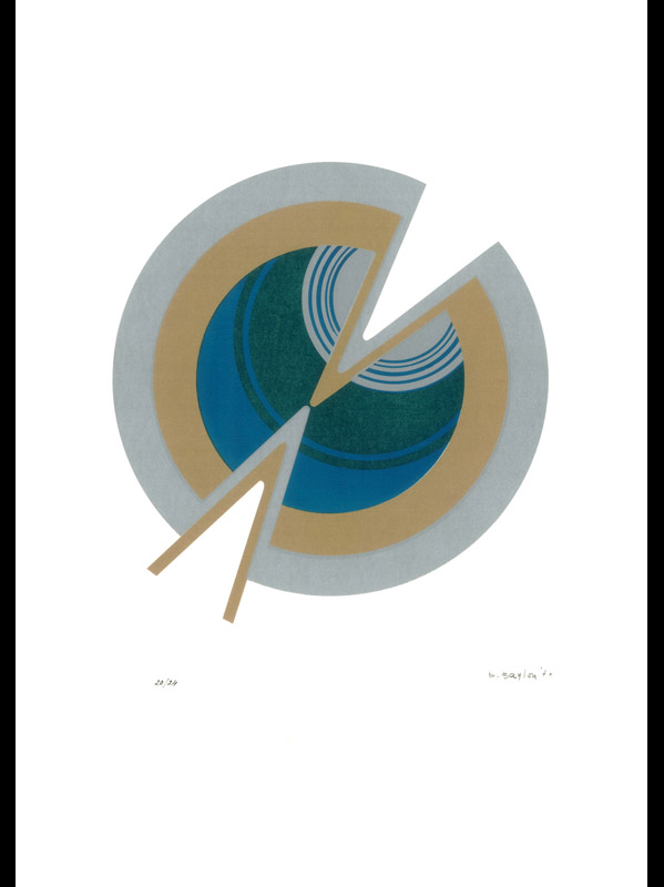 Senza titolo, 1970 litografia, 70x50cm, 20/24